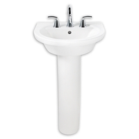 Pedestal Bathroom Sink 21'' x 18-1/2'' x 36'' Pedestal Bathroom Sink 21'' x 18-1/2'' x 36''