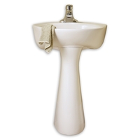 Pedestal Bathroom Sink 15-1/2'' x 15-1/2'' x 33-1/4'' Pedestal Bathroom Sink 15-1/2'' x 15-1/2'' x 33-1/4''