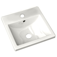 Self-Rimming Bathroom Sink 16-3/8'' x 16-3/8'' x 6-3/4'' Self-Rimming Bathroom Sink 16-3/8'' x 16-3/8'' x 6-3/4''