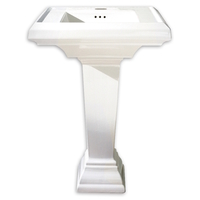 Pedestal Bathroom Sink 24'' x 20-1/4'' x 35-1/2'' Pedestal Bathroom Sink 24'' x 20-1/4'' x 35-1/2''