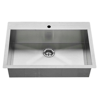 Single Bowl Sinks 33'' x 22'' x 9'' Single Bowl Sinks 33'' x 22'' x 9''