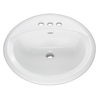 Self-Rimming Bathroom Sink 19-1/8'' Round Self-Rimming Bathroom Sink 19-1/8'' Round