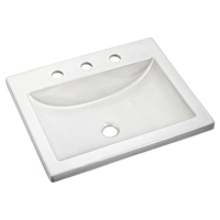Self-Rimming Bathroom Sink 21-1/4'' x 17-3/4'' x 6-1/2'' Self-Rimming Bathroom Sink 21-1/4'' x 17-3/4'' x 6-1/2''