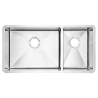 Double Bowl Kitchen Sink 35'' x 18'' x 9'' Double Bowl Kitchen Sink 35'' x 18'' x 9''