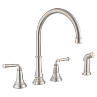 Two Handle Kitchen Faucet 8'' Widespread Two Handle Kitchen Faucet 8'' Widespread