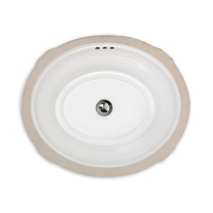 A0484000020 Estate Undermount Style Bathroom Sink - White A0484000020 Estate Undermount Style Bathroom Sink - White