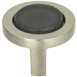 229-BLK-BRN Spa 1-1/4" Knob - Brushed Nickel 229-BLK-BRN Spa 1-1/4" Knob - Brushed Nickel