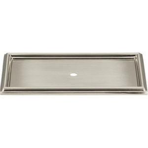 A379BRN Campaign BackPlate Cabinet Accessory - Brushed Nickel A379BRN Campaign BackPlate Cabinet Accessory - Brushed Nickel