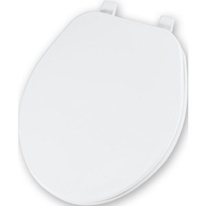 B70000 Round Front Toilet Seat Bathroom Accessory - White B70000 Round Front Toilet Seat Bathroom Accessory - White