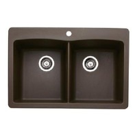 Double Bowl Kitchen Sink 33'' x 22'' x 9-1/2'' Double Bowl Kitchen Sink 33'' x 22'' x 9-1/2''