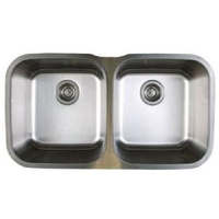 Double Bowl Kitchen Sink 33-1/3'' x 18-1/2'' x 8'' Double Bowl Kitchen Sink 33-1/3'' x 18-1/2'' x 8''