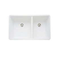 Double Bowl Kitchen Sink 33'' x 18'' x 9-1/2'' Double Bowl Kitchen Sink 33'' x 18'' x 9-1/2''
