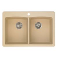 Double Bowl Kitchen Sink 33'' x 22'' x 9-1/2'' Double Bowl Kitchen Sink 33'' x 22'' x 9-1/2''