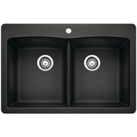 Double Bowl Kitchen Sink 33'' x 22'' x 9-1/2'' Double Bowl Kitchen Sink 33'' x 22'' x 9-1/2''
