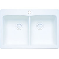 Double Bowl Kitchen Sink 33'' x 22'' x 9-1/2'' Double Bowl Kitchen Sink 33'' x 22'' x 9-1/2''