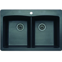 Double Bowl Kitchen Sink 33'' x 22'' x 9-1/2'' Double Bowl Kitchen Sink 33'' x 22'' x 9-1/2''