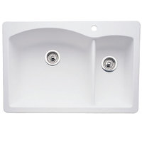 Double Bowl Kitchen Sink 33'' x 22'' x 9-1/2'' Double Bowl Kitchen Sink 33'' x 22'' x 9-1/2''