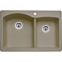 Double Bowl Kitchen Sink 33'' x 22'' x 9-1/2'' Double Bowl Kitchen Sink 33'' x 22'' x 9-1/2''
