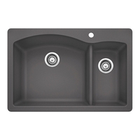 Double Bowl Kitchen Sink 33'' x 22'' x 9-1/2'' Double Bowl Kitchen Sink 33'' x 22'' x 9-1/2''