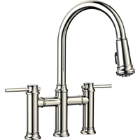 Pull-Out Spray Kitchen Faucet Bridge Faucet Pull-Out Spray Kitchen Faucet Bridge Faucet