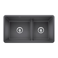 Double Bowl Kitchen Sink 33'' x 18'' x 9-1/2'' Double Bowl Kitchen Sink 33'' x 18'' x 9-1/2''