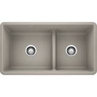 Double Bowl Kitchen Sink 33'' x 18'' x 9-1/2'' Double Bowl Kitchen Sink 33'' x 18'' x 9-1/2''