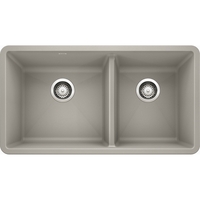 Double Bowl Kitchen Sink 33'' x 18'' x 9-1/2'' Double Bowl Kitchen Sink 33'' x 18'' x 9-1/2''