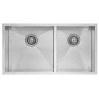 Double Bowl Kitchen Sink 33 x 18 x 9 Double Bowl Kitchen Sink 33 x 18 x 9