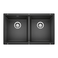 Double Bowl Kitchen Sink 29-3/4'' x 18-1/2'' x 8''