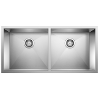 Double Bowl Kitchen Sink 37'' x 18'' x 10''
