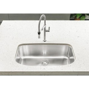 B441586 One Stainless Steel Undermount - Single Bowl Kitchen Sink - Stainless Steel B441586 One Stainless Steel Undermount - Single Bowl Kitchen Sink - Stainless Steel