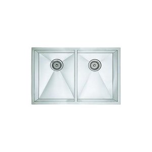 B516211 Precision Stainless Steel Undermount - Double Bowl Kitchen Sink - Stainless Steel B516211 Precision Stainless Steel Undermount - Double Bowl Kitchen Sink - Stainless Steel