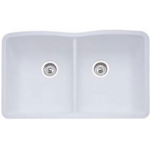 B440185 Diamond White Color Undermount Double Bowl Kitchen Sink B440185 Diamond White Color Undermount Double Bowl Kitchen Sink At Fergusonshowrooms Com