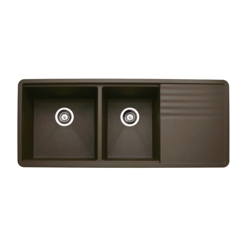 B440399 Precis White Color Undermount Double Bowl Kitchen Sink B440399 Precis White Color Undermount Double Bowl Kitchen Sink Cafe Brown At Fergusonshowrooms