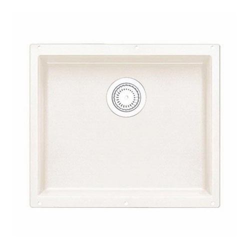 B513426 Precis White Color Undermount Single Bowl Kitchen Sink