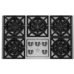 BRBCT365BSSV2 RBCT Series Gas Cooktop / Rangetop - Stainless Steel BRBCT365BSSV2 RBCT Series Gas Cooktop / Rangetop - Stainless Steel