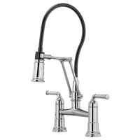 Pull-Out Spray Kitchen Faucet Articulating Bridge Faucet Pull-Out Spray Kitchen Faucet Articulating Bridge Faucet