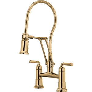 D62174LFPG Rook Pull-Out Spray Kitchen Faucet - Polished Gold D62174LFPG Rook Pull-Out Spray Kitchen Faucet - Polished Gold