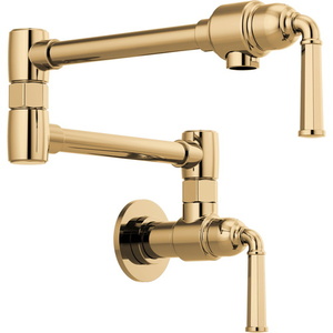 D62874LFPG Rook Pot Filler Kitchen Faucet - Polished Gold D62874LFPG Rook Pot Filler Kitchen Faucet - Polished Gold