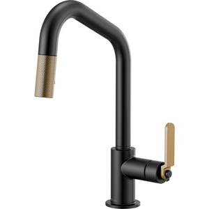 D63064LFBLGL Litze Pull-Out Spray Kitchen Faucet - Matte Black / Brilliance Luxe Gold D63064LFBLGL Litze Pull-Out Spray Kitchen Faucet - Matte Black / Brilliance Luxe Gold