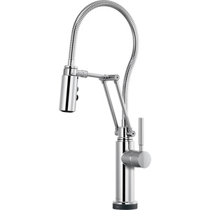D64121LFPC Solna Pull-Out Spray Kitchen Faucet - Chrome D64121LFPC Solna Pull-Out Spray Kitchen Faucet - Chrome