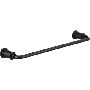 D691842BL Atavis Towel Bar Bathroom Accessory - Matte Black D691842BL Atavis Towel Bar Bathroom Accessory - Matte Black