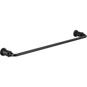 D692442BL Atavis Towel Bar Bathroom Accessory - Matte Black D692442BL Atavis Towel Bar Bathroom Accessory - Matte Black
