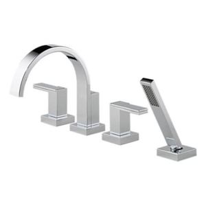 DT67480PCLHP/DHL680PC/DR64707 Siderna Deck Mount With Handshower Tub Faucet - Chrome DT67480PCLHP/DHL680PC/DR64707 Siderna Deck Mount With Handshower Tub Faucet - Chrome