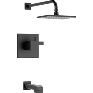 DT60480BL25/DR60000UNBX Siderna One Handle Tub & Shower Faucet - Matte Black DT60480BL25/DR60000UNBX Siderna One Handle Tub & Shower Faucet - Matte Black