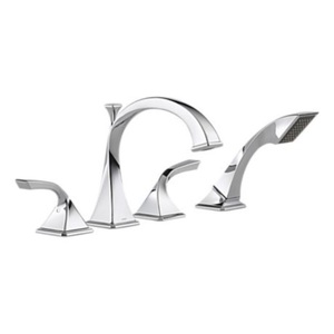 DT67430PC/DR64707 Virage Deck Mount With Handshower Tub Faucet - Chrome DT67430PC/DR64707 Virage Deck Mount With Handshower Tub Faucet - Chrome