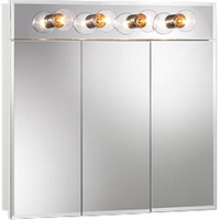 Tri-View Medicine Cabinet 28'' x 30'' x 4-3/4'' Tri-View Medicine Cabinet 28'' x 30'' x 4-3/4''