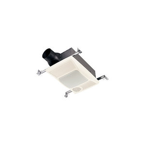B100HFL With Light Bathroom Fan - White B100HFL With Light Bathroom Fan - White