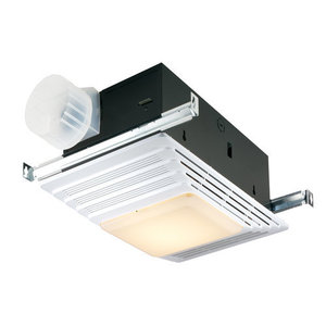 B655 With Light Bathroom Fan - White B655 With Light Bathroom Fan - White