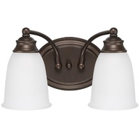 Bathroom Lighting (2 Bulbs) 12-1/2" Width Bathroom Lighting (2 Bulbs) 12-1/2" Width